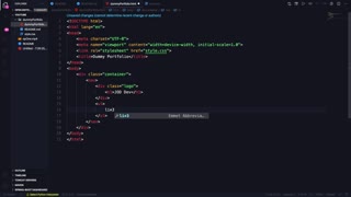 Portfolio Building using HTML, CSS and JavaScript.