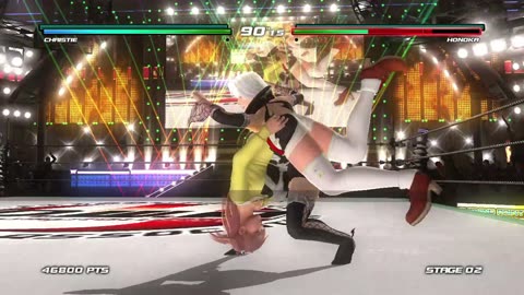 Hitomi + Christie vs Honoka + Pai