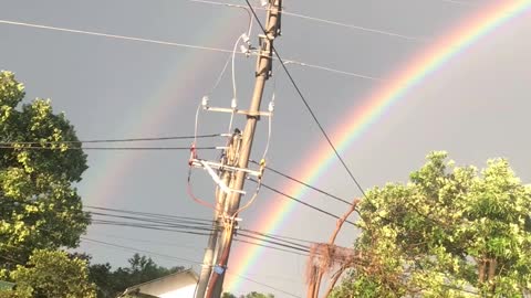 Beautiful Double Rainbow Bridges