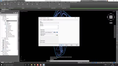 Autocad Civil 3D Create Contour From Polyline & Generate Point