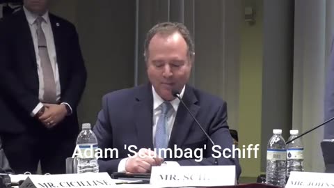 Adam Schiff Heckled, And His Brain Malfunctions...