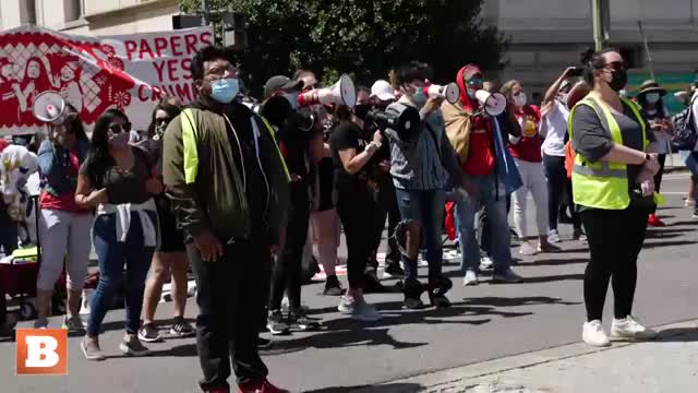 Open Borders Activists: "Cops and Borders, We Don't Need Them! All We Want Is Total Freedom!