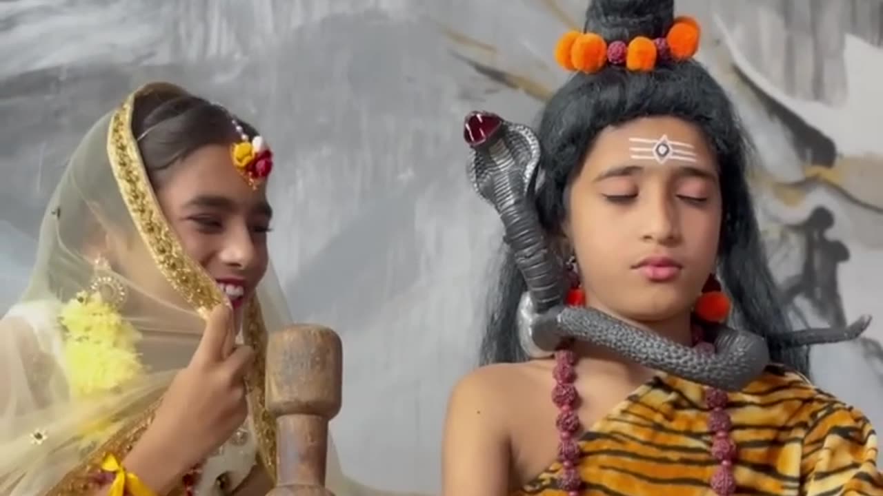 (Part..1)Gora ne Bhang Pili.❤️😅#harharmahadev #sthorts#trendingshorts #Sawan#shortvideo#bholenath