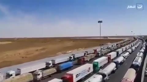 Supply Trucks for Aid to Palestinians in Gaza Allegedly Denied Entry by Israel
