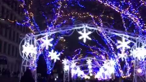 Okinawa Christmas Evening Street