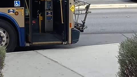 Homeless man tries to steal Metro Bus