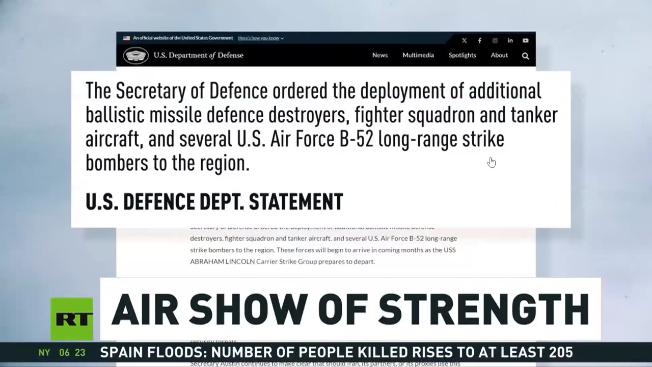 War/Rumors of War Update between Israel and Iran, US B52 Bomber Deployment