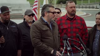 Senator Cruz hosts a press conference following the Peoples Convoy