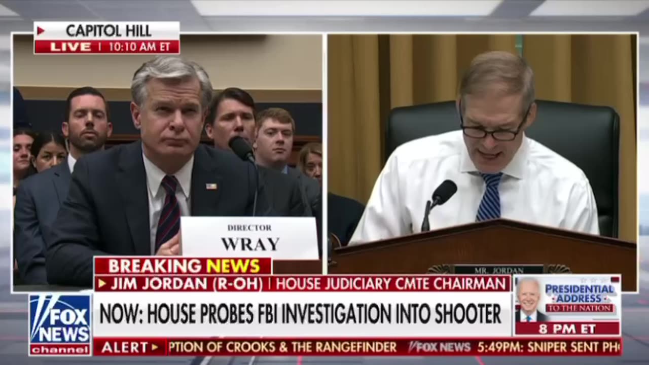 Jim Jordan coming in hot