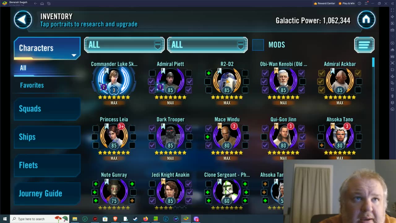 Star Wars Galaxy of Heroes F2P Day 187