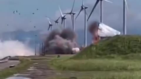 Wind turbine compilation.