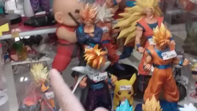 Anime figurines in Japan