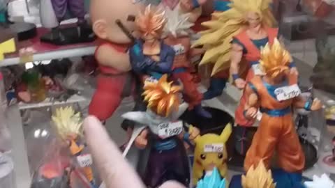 Anime figurines in Japan