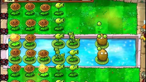 Plants vs Zombies Aventura Piscina Nivel 3 6