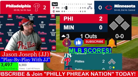 Philadelphia Phillies @ Minnesota Twins LIVE PLAY-BY-PLAY (07-22-24) #phillies #twins #mlb