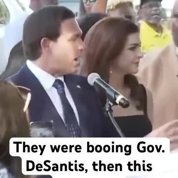 [2023-08-23] The crowd was booing Gov. Ron DeSantis, then this happened