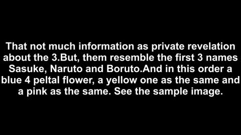 Naruto, Sasuke and Boruto Revelation.