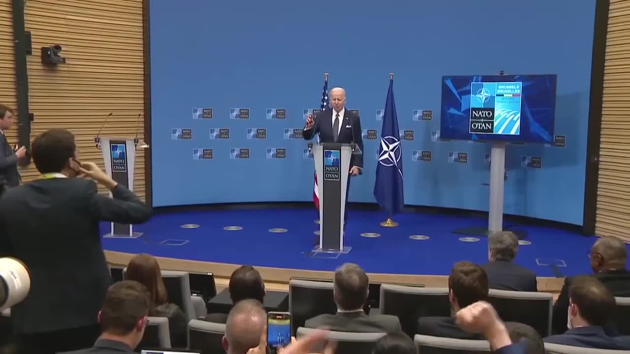 Joe Biden Starts To Walk Off Stage, Then Returns To Angrily Answer a Reporter’s Question