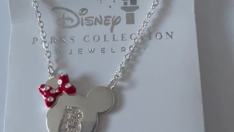 Disney Parks Letter B Minnie Mouse Child Size Necklace #shorts