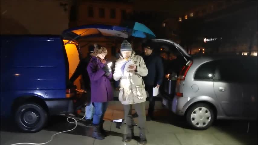 52. MAHNWACHE - BAUTZEN, KORNMARKT, 31.01.2022 - Redebeitrag MICHA