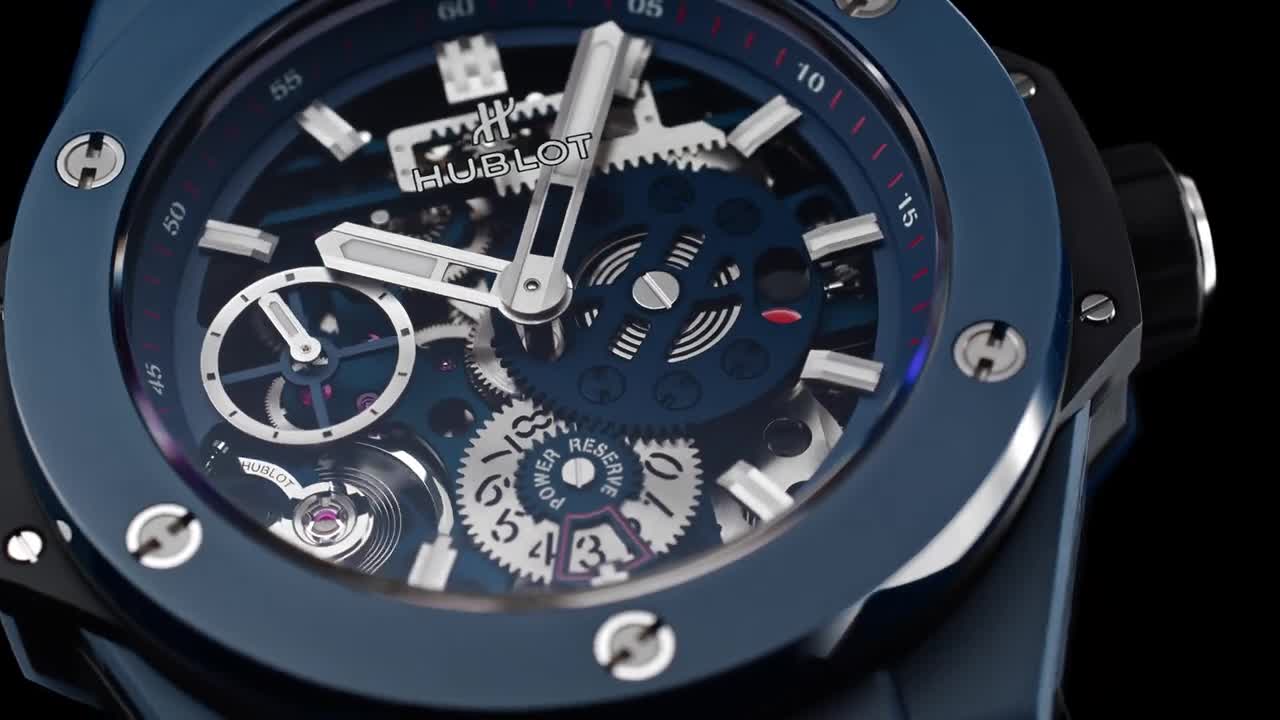 Hublot - Big Bang Meca-10 Ceramic Blue.