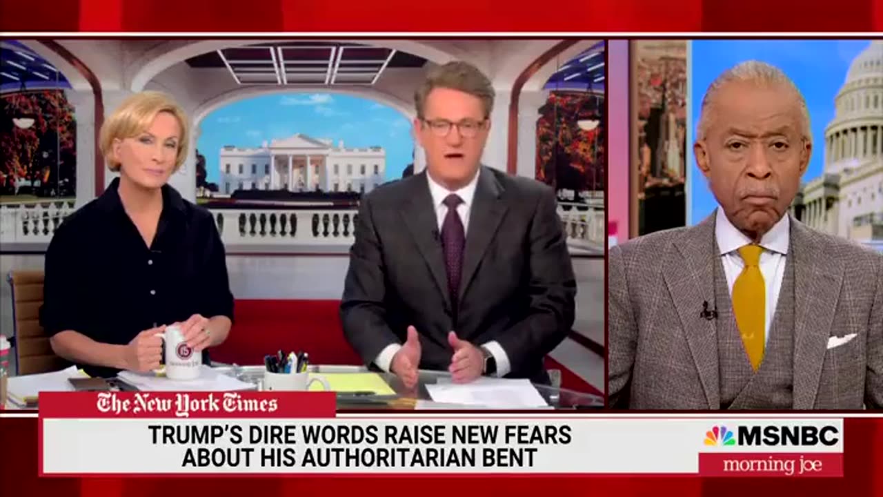 Project much? Joe Scarborough predicts President Trump will imprison and execute his rivals.