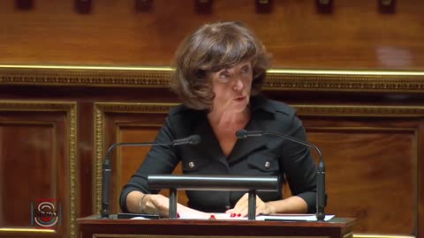 Laurence Muller-Bronn - Intervention au Sénat contre la vaccination de masse obligatoire.