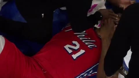 Joel Embiid may have broke his face again 12/13/24