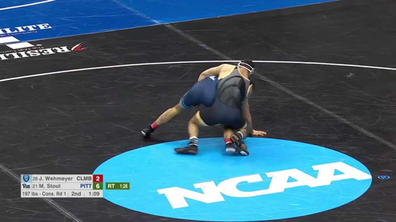 NCAA Wrestling Championships | Second Round | Mat 8 03/21/2024