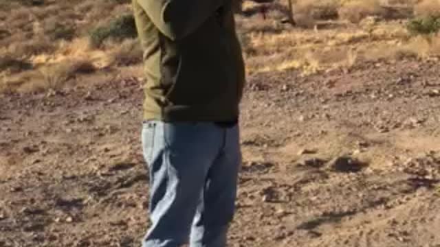 Shooting an Anderson AR-15 in the Arizona Desert