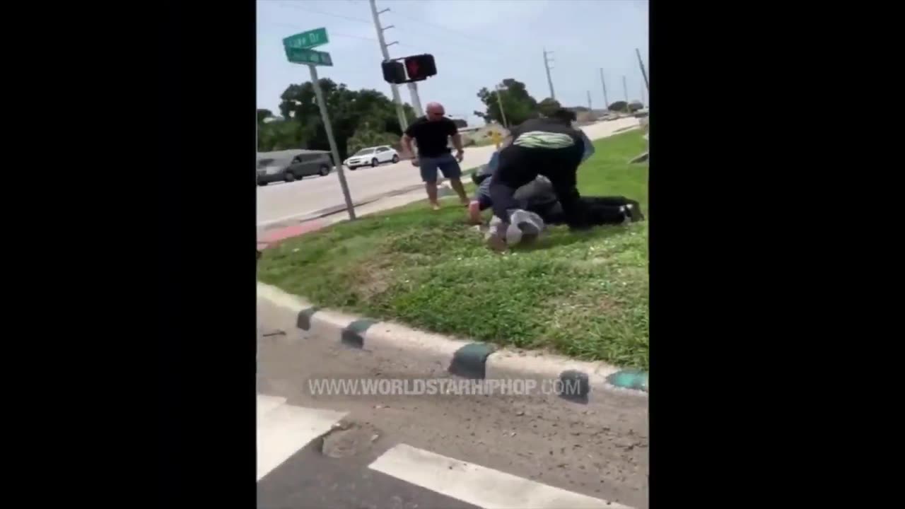 Sheesh Dude On A Motorcycle Gets Attacked By A Homeless Man