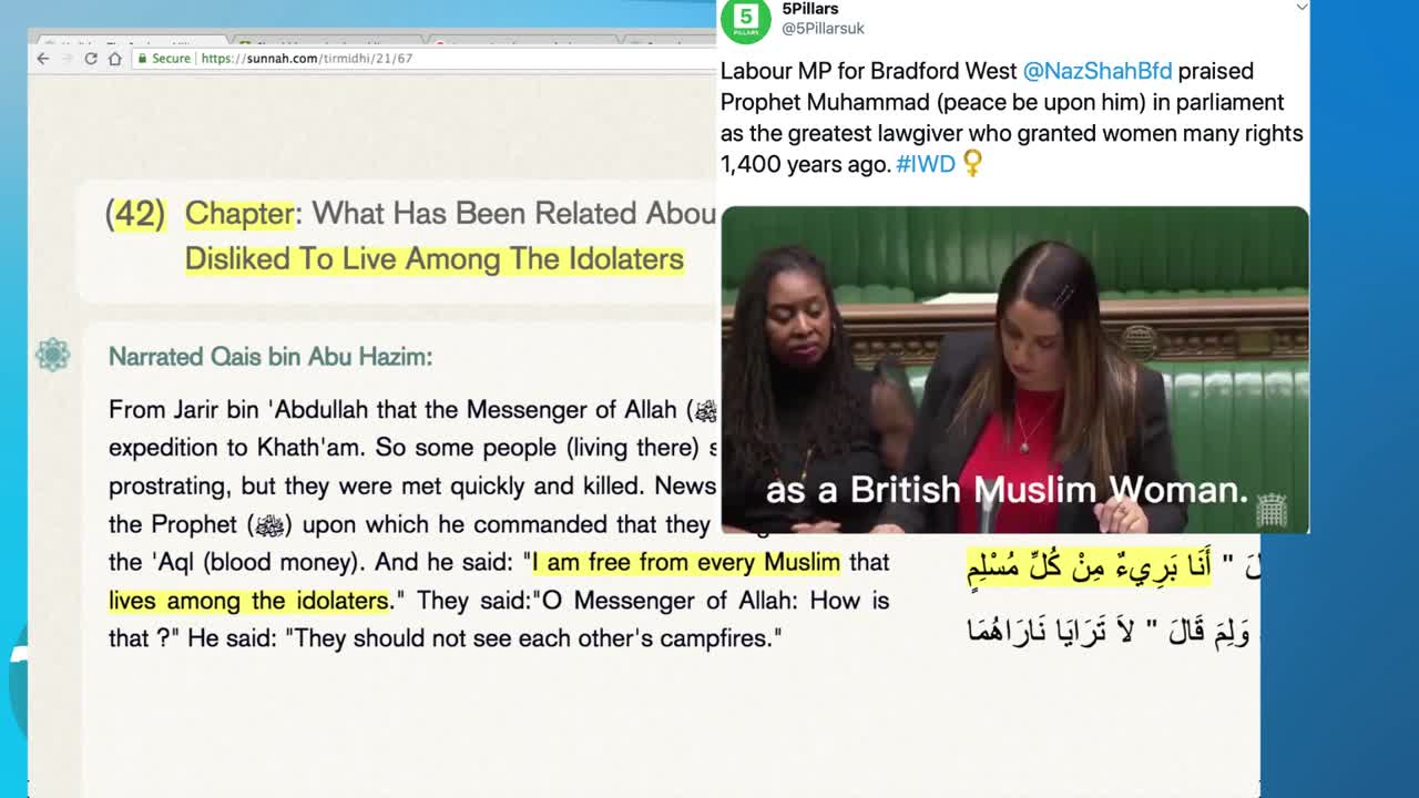 A Message to Naz Shah IWD DCCI Ministries Speakers corner