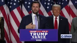 My favorite part of the evening. President Donald Trump thanks 40 year old Vice President JD Vance