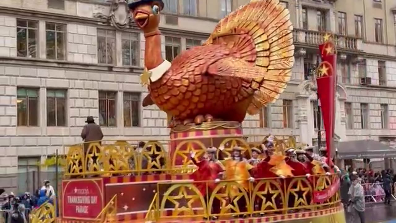 The annual Macys Thanksgiving Day Parade has begun in NYC.