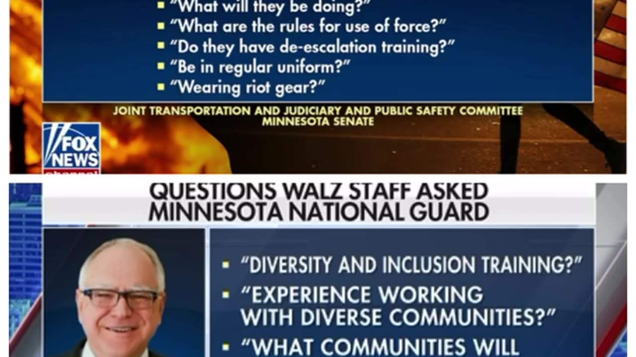 Walz and his “diversity” questions for the National Guard