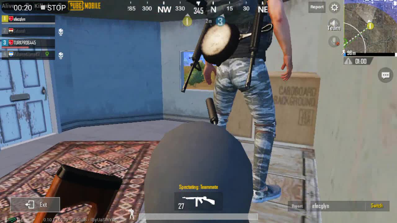 Hiding Inside House Killing Enemies Pubg Game