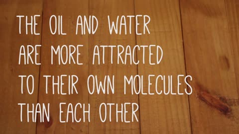 Scientific Experiment on oil.