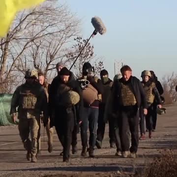 UKRAINE INVADED BY RUSSIA FEB 2022 - A VERY BRAVE SEAN PENN STAYING TO FILM DOCUMENTARY