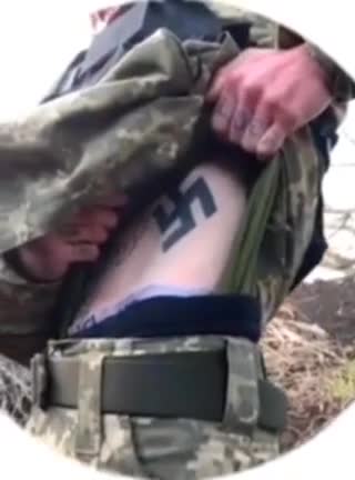 Nacisté na Ukrajině v první linii bojů