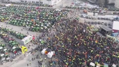 Farmers in Germany continue to protest against the WEF agenda.