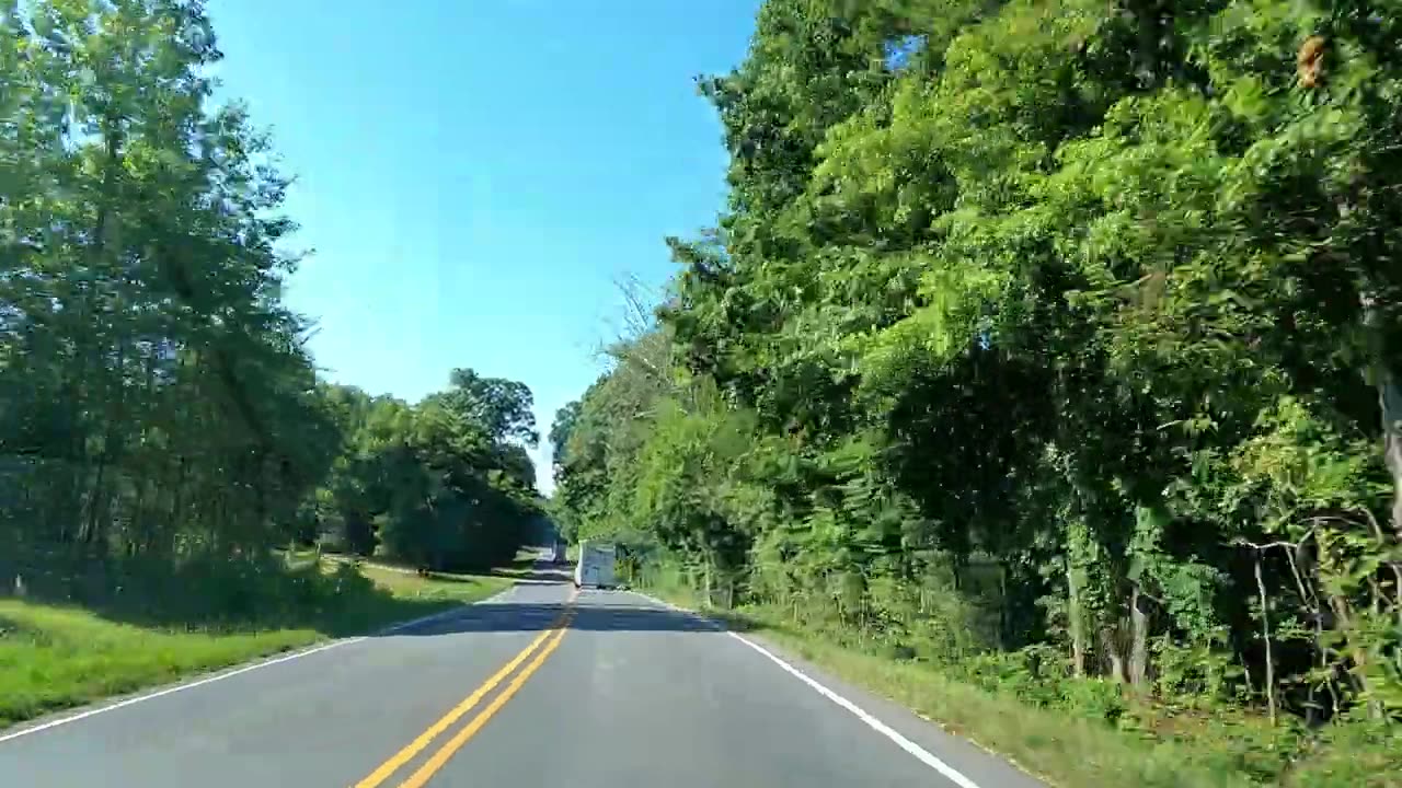 My Relaxing Rural Drive Thru Davidson County, NC Hwy 109