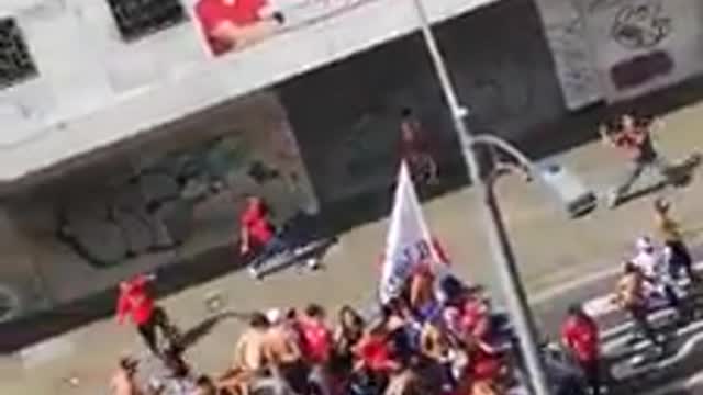 Con machetes y cuchillos se enfrentaron hinchas del Deportivo independiente Medellín