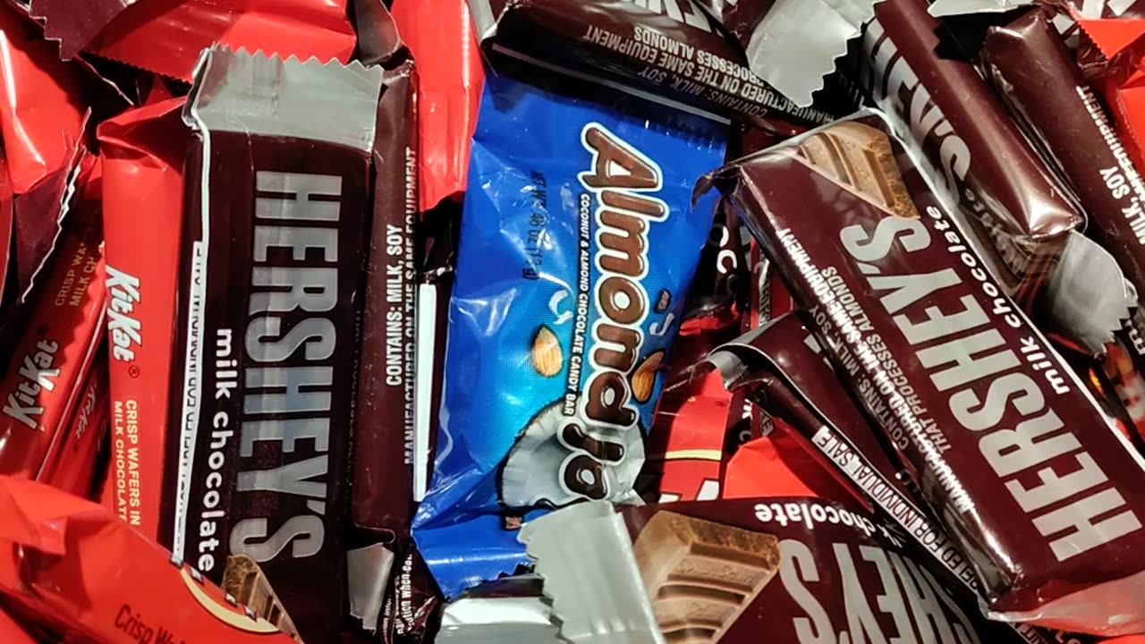 Eating Hershey's Milk Chocolate Snack Size, Dbn, MI, 11/5/23