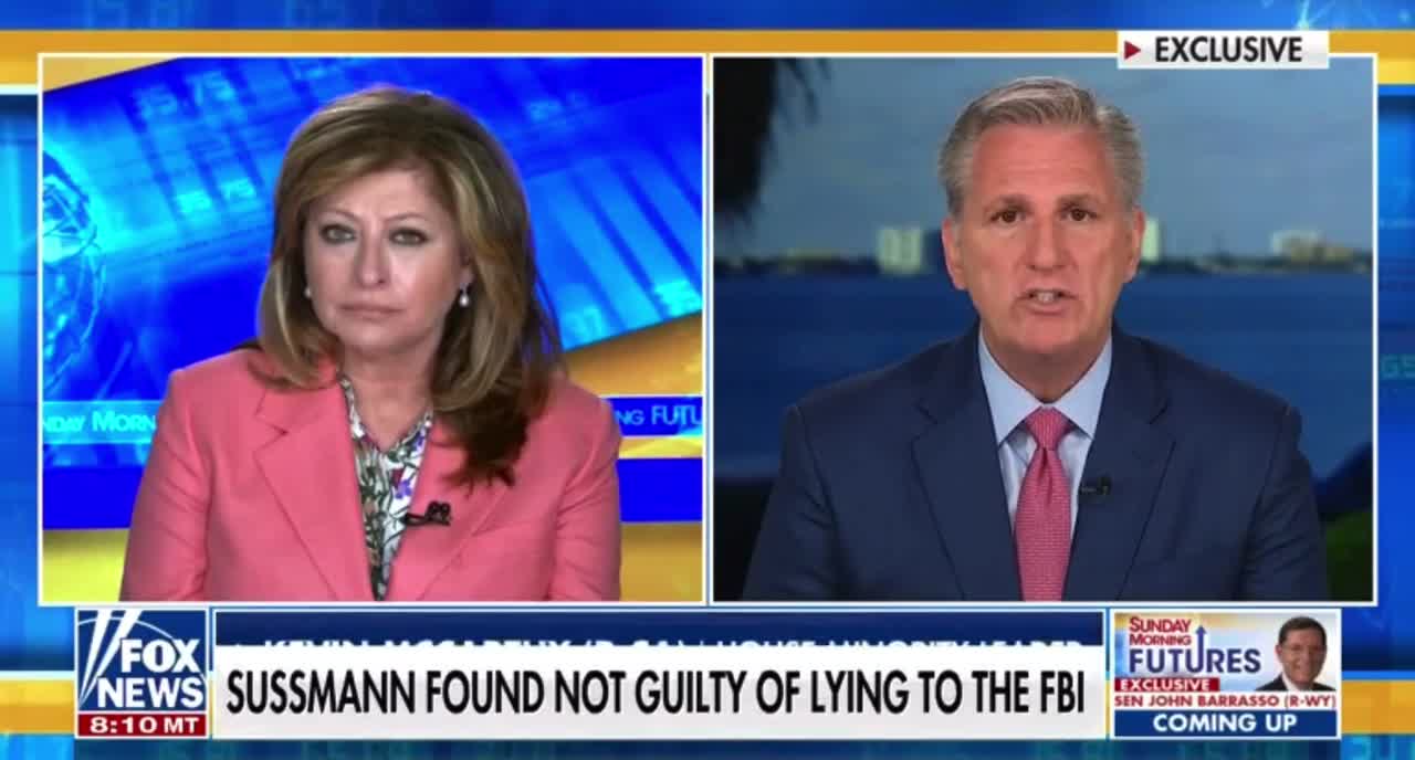 Kevin McCarthy: “Hillary Clinton made this up. They made it up to go after the Presiden