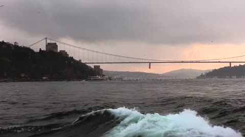 Russian Navy Adm. Grigorovich Class Frigate Admiral Essen Transits Istanbul Northbound