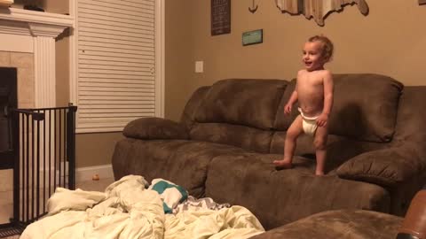 1,2,3 baby takes a leap.