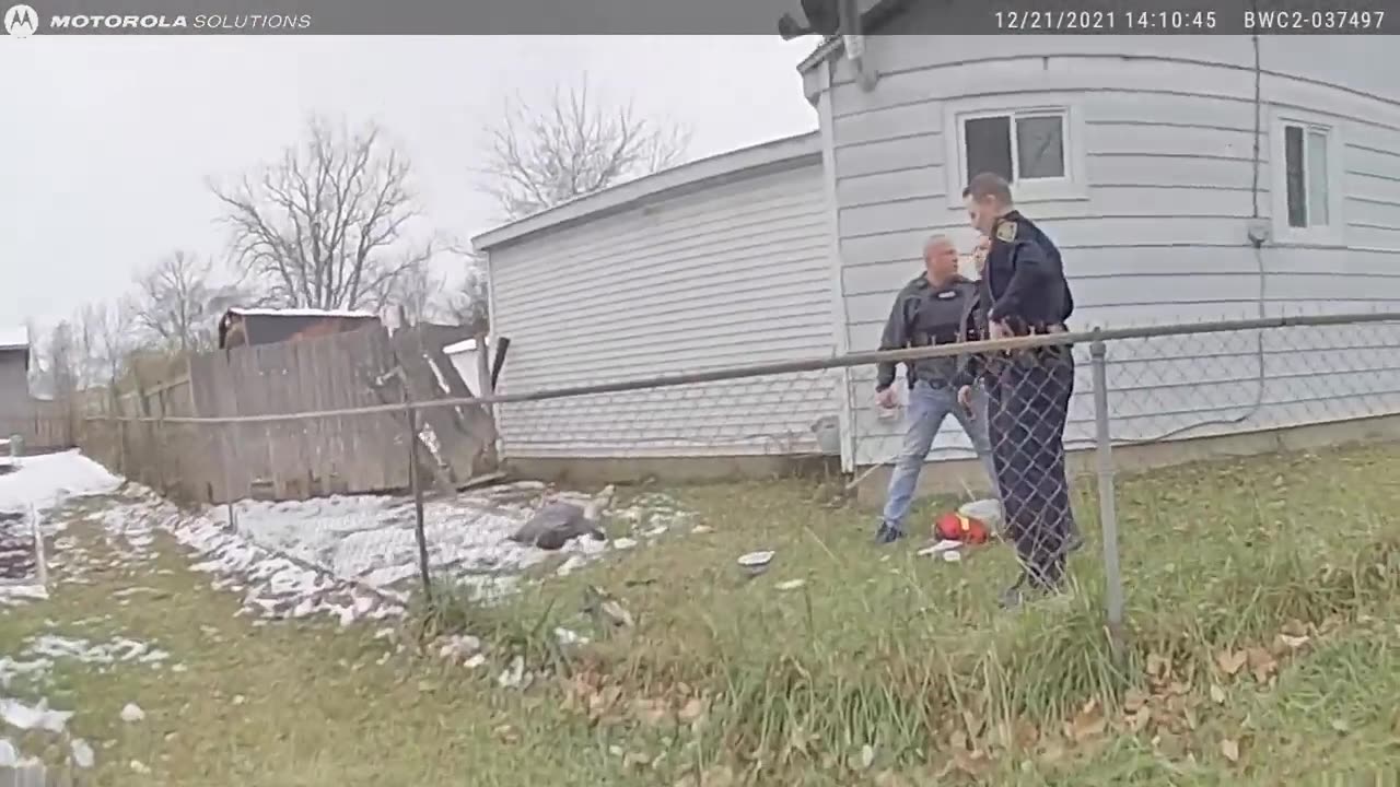 Bodycam video shows Burton police officer shoot and injure fellow officer in shootout