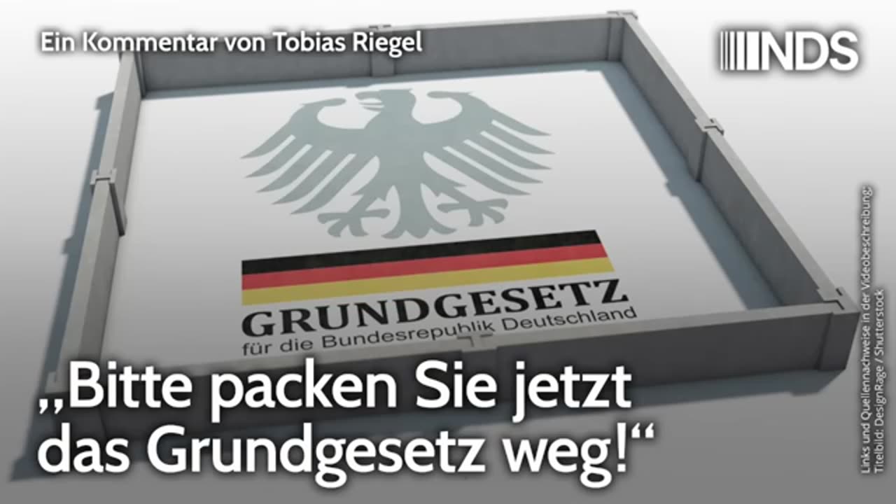 Bitte packen Sie jetzt das Grundgesetz weg Tobias Riegel NDS-Podcast - 28.o5.2024