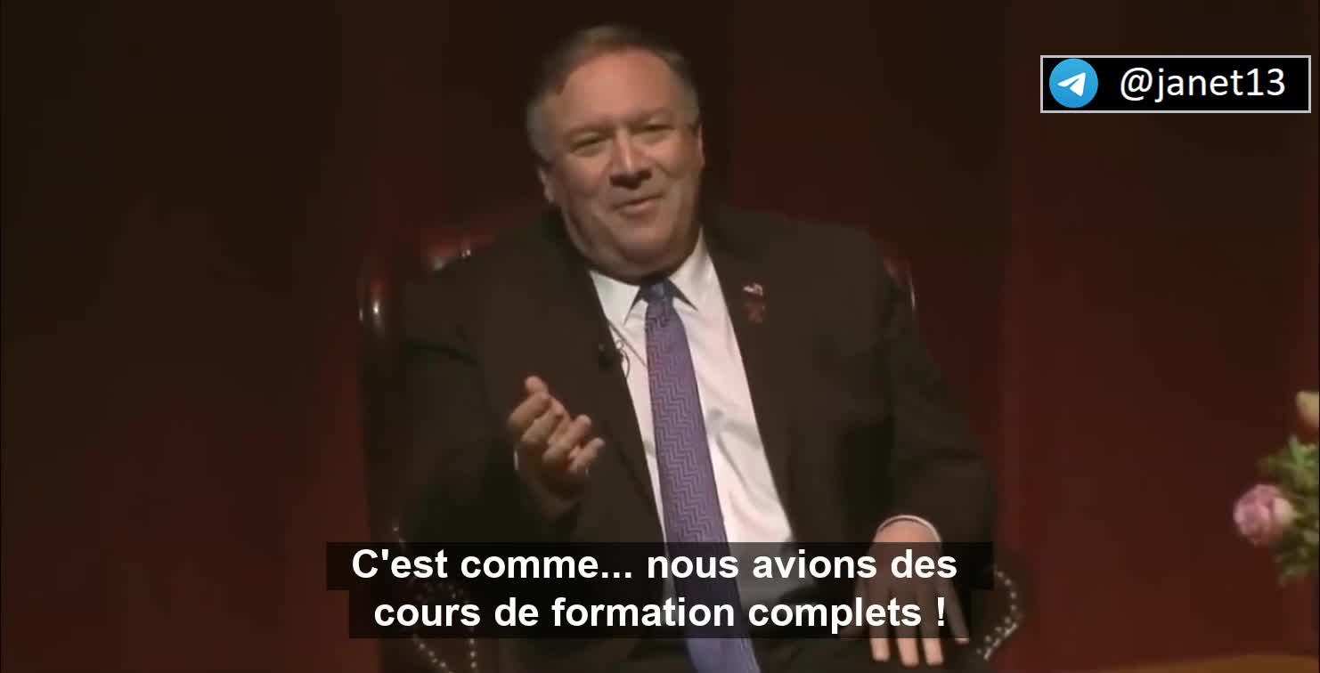 Mike Pompeo : « J'ai été directeur de la CIA, on a menti, on a triché, on a volé »