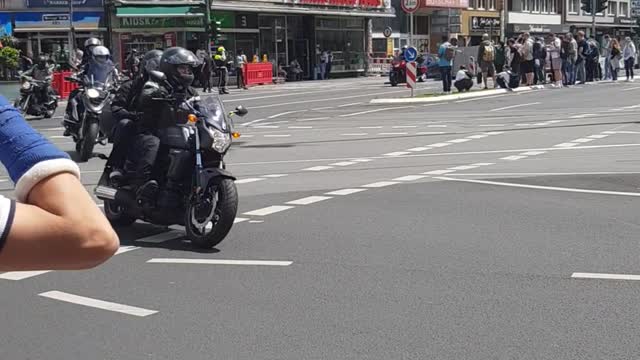 Bikers in Düsseldorf